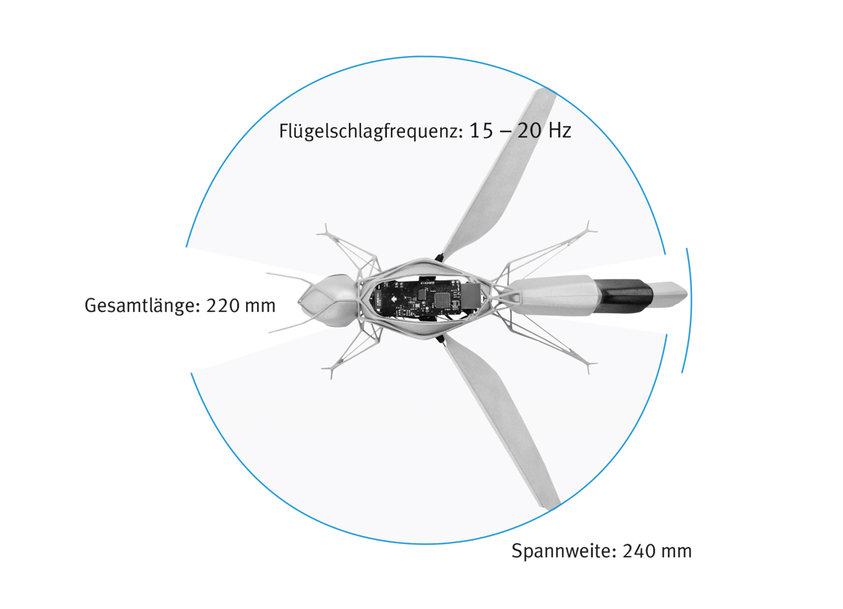FESTO presents BionicBee – ultralight flying object with precise control